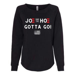 Funny Joe And The Hoe Gotta Go! American Flag Womens California Wash Sweatshirt