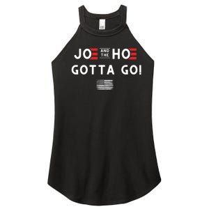 Funny Joe And The Hoe Gotta Go! American Flag Women's Perfect Tri Rocker Tank