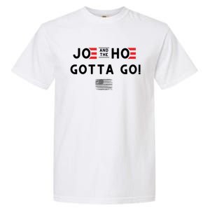 Funny Joe And The Hoe Gotta Go! American Flag Garment-Dyed Heavyweight T-Shirt