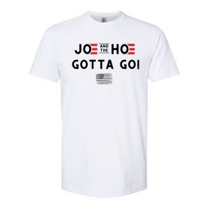 Funny Joe And The Hoe Gotta Go! American Flag Softstyle CVC T-Shirt