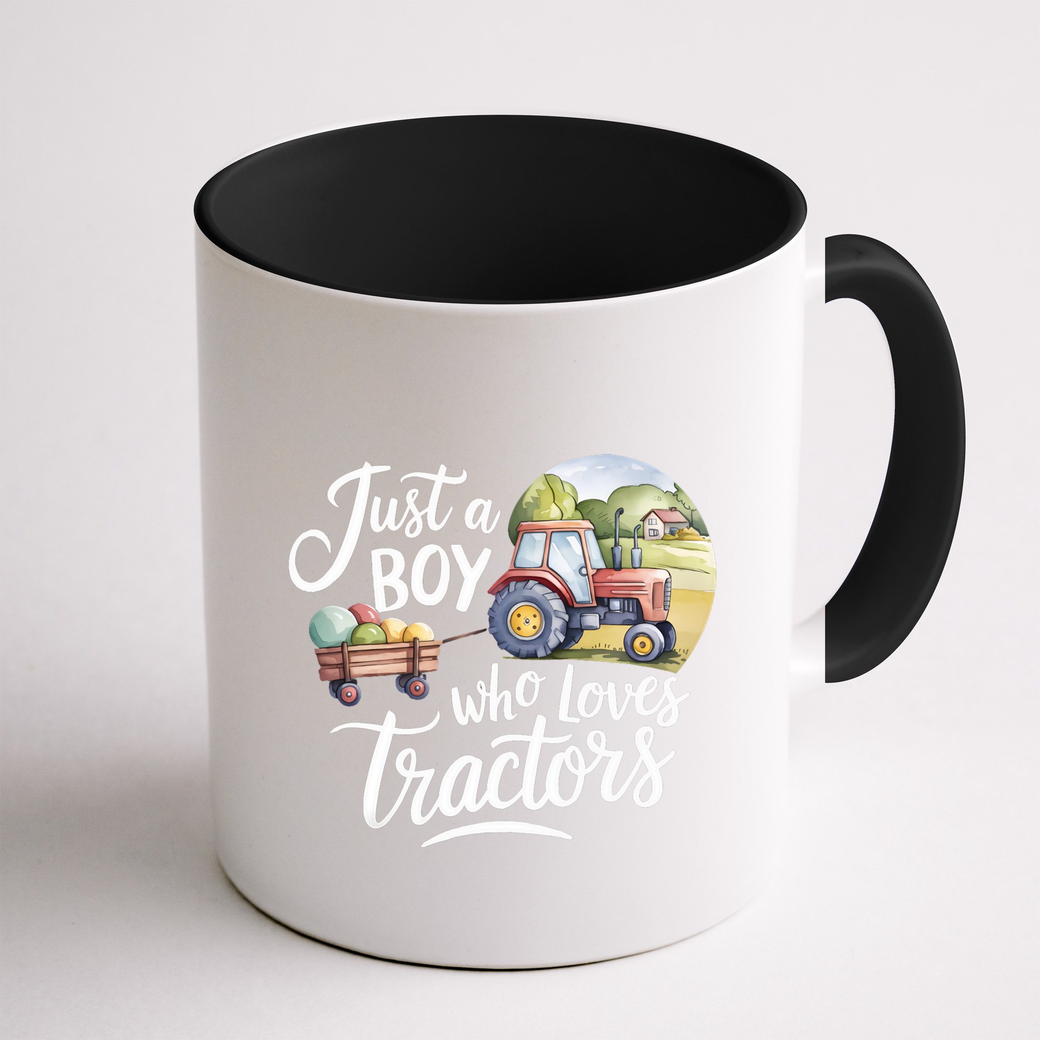 Farm Just A Who Loves Tractors Farmer Cool Gift Mug