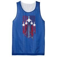 Fighter Jet Airplane American Flag Patriotic Mesh Reversible Basketball Jersey Tank