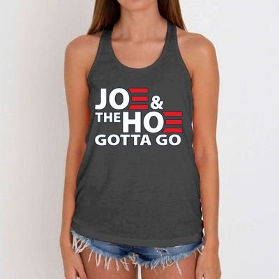 Funny Joe And The Ho Gotta Go Women's Knotted Racerback Tank