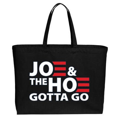 Funny Joe And The Ho Gotta Go Cotton Canvas Jumbo Tote