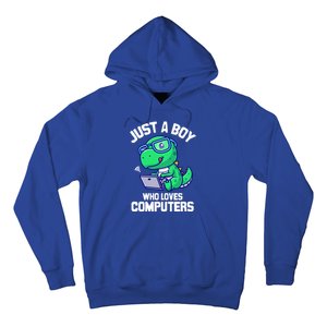 Funny Just A Who Loves  Computers Gaming Gift Hoodie