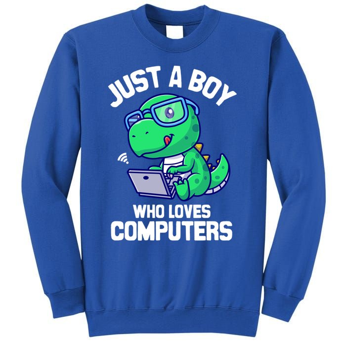 Funny Just A Who Loves  Computers Gaming Gift Sweatshirt