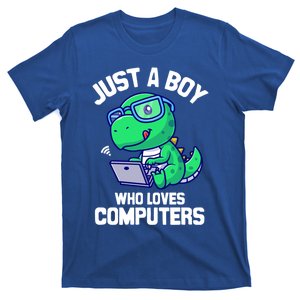 Funny Just A Who Loves  Computers Gaming Gift T-Shirt