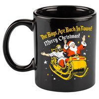 Funny Jesus And Santa Claus The Boy Are Back In A Town Xmas Gift 11oz C Handle Ceramic Mug