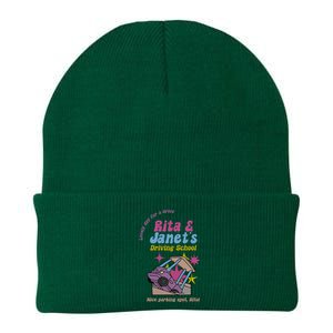 Funny Janet And Rita Driving School Nice Parking Spot Rita Knit Cap Winter Beanie