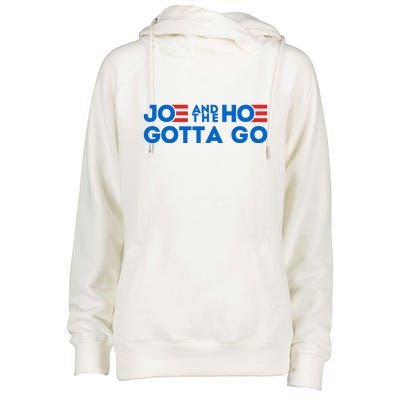 Funny Joe And The Hoe Gotta Go Womens Funnel Neck Pullover Hood