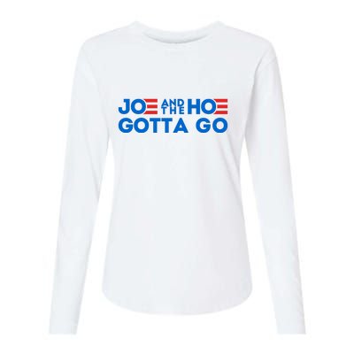 Funny Joe And The Hoe Gotta Go Womens Cotton Relaxed Long Sleeve T-Shirt