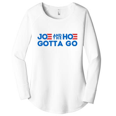 Funny Joe And The Hoe Gotta Go Women's Perfect Tri Tunic Long Sleeve Shirt