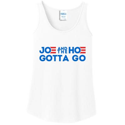 Funny Joe And The Hoe Gotta Go Ladies Essential Tank