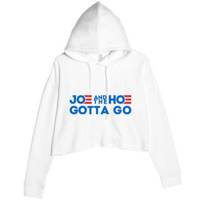 Funny Joe And The Hoe Gotta Go Crop Fleece Hoodie