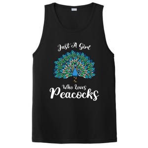 Funny Just A Who Loves Peacocks PosiCharge Competitor Tank