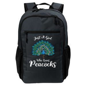 Funny Just A Who Loves Peacocks Gift Daily Commute Backpack