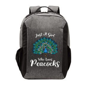 Funny Just A Who Loves Peacocks Gift Vector Backpack