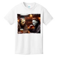 Funny Jason And Michael Halloween Drink Beer Kids T-Shirt