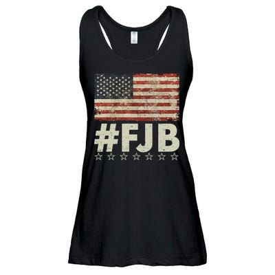 #FJB Distressed F Hoe Biden Ladies Essential Flowy Tank