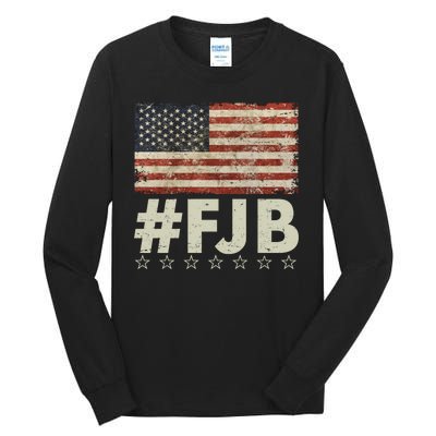 #FJB Distressed F Hoe Biden Tall Long Sleeve T-Shirt