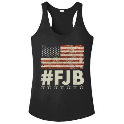 #FJB Distressed F Hoe Biden Ladies PosiCharge Competitor Racerback Tank
