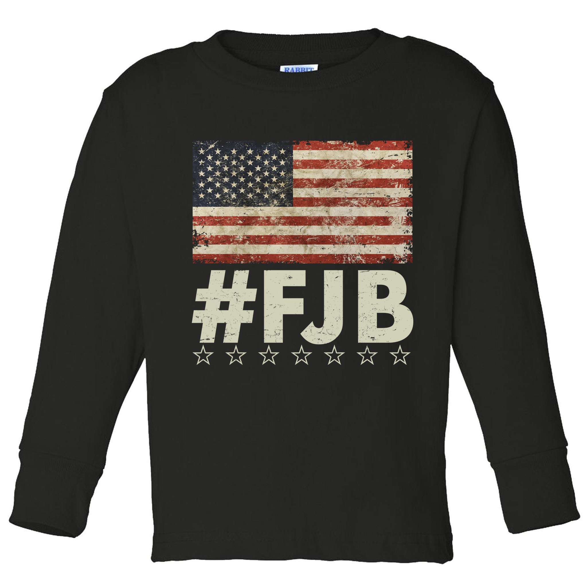 #FJB Distressed F Hoe Biden Toddler Long Sleeve Shirt
