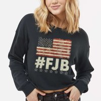 #FJB Distressed F Hoe Biden Cropped Pullover Crew