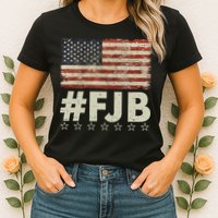#FJB Distressed F Hoe Biden Womens T-Shirt