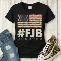 #FJB Distressed F Hoe Biden Womens T-Shirt