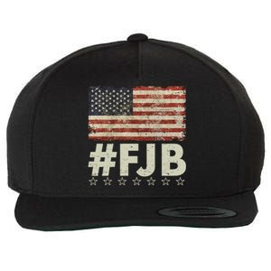 #FJB Distressed F Hoe Biden Wool Snapback Cap