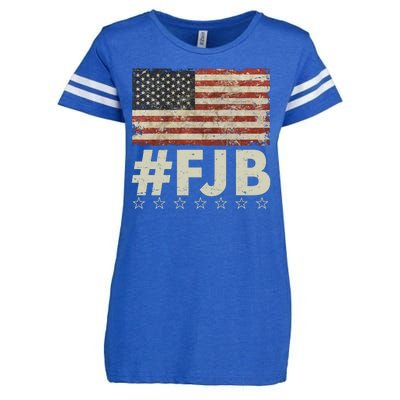 #FJB Distressed F Hoe Biden Enza Ladies Jersey Football T-Shirt