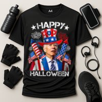 Funny Joe Biden Happy Halloween 4th Of July Firework Performance Shirt
