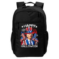 Funny Joe Biden Happy Halloween 4th Of July Firework Backpack