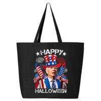 Funny Joe Biden Happy Halloween 4th Of July Firework 25L Jumbo Tote