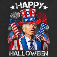 Funny Joe Biden Happy Halloween 4th Of July Firework 25L Jumbo Tote