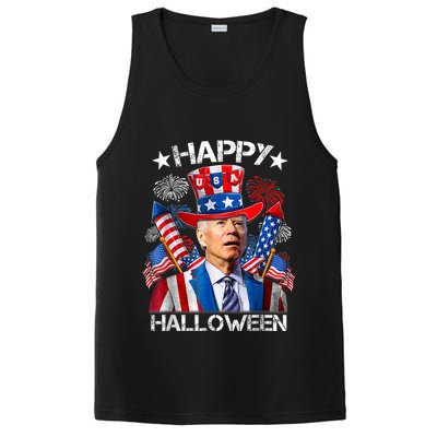 Funny Joe Biden Happy Halloween 4th Of July Firework PosiCharge Competitor Tank