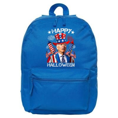 Funny Joe Biden Happy Halloween 4th Of July Firework 16 in Basic Backpack