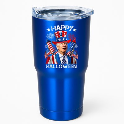 Funny Joe Biden Happy Halloween 4th Of July Firework Tumbler