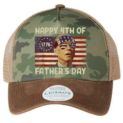 Funny Joe Biden Happy 4th Of Fathers Day Shirts 4th Of July Legacy Tie Dye Trucker Hat