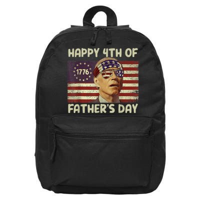 Funny Joe Biden Happy 4th Of Fathers Day Shirts 4th Of July 16 in Basic Backpack