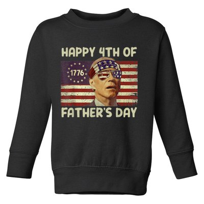 Funny Joe Biden Happy 4th Of Fathers Day Shirts 4th Of July Toddler Sweatshirt