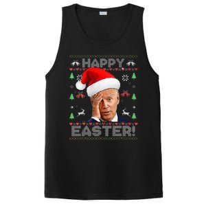 Funny Joe Biden Happy Easter Ugly Christmas PosiCharge Competitor Tank