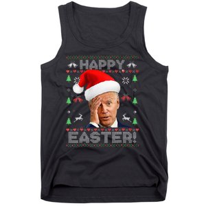 Funny Joe Biden Happy Easter Ugly Christmas Tank Top