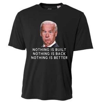 Funny Joe Biden Conservative Anti Biden Democrats Build Back Cooling Performance Crew T-Shirt