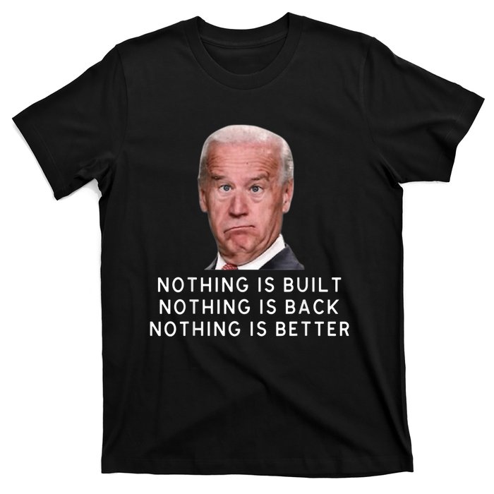 Funny Joe Biden Conservative Anti Biden Democrats Build Back T-Shirt