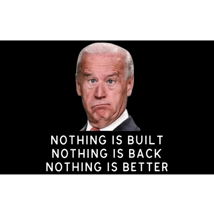 Funny Joe Biden Conservative Anti Biden Democrats Build Back Bumper Sticker