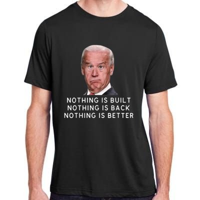 Funny Joe Biden Conservative Anti Biden Democrats Build Back Adult ChromaSoft Performance T-Shirt