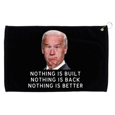 Funny Joe Biden Conservative Anti Biden Democrats Build Back Grommeted Golf Towel