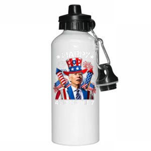 Funny Joe Biden Happy 4th Of July Firework Independence Day Aluminum Water Bottle