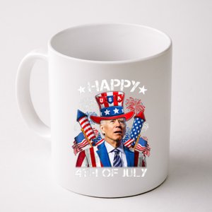 Funny Joe Biden Happy 4th Of July Firework Independence Day Coffee Mug